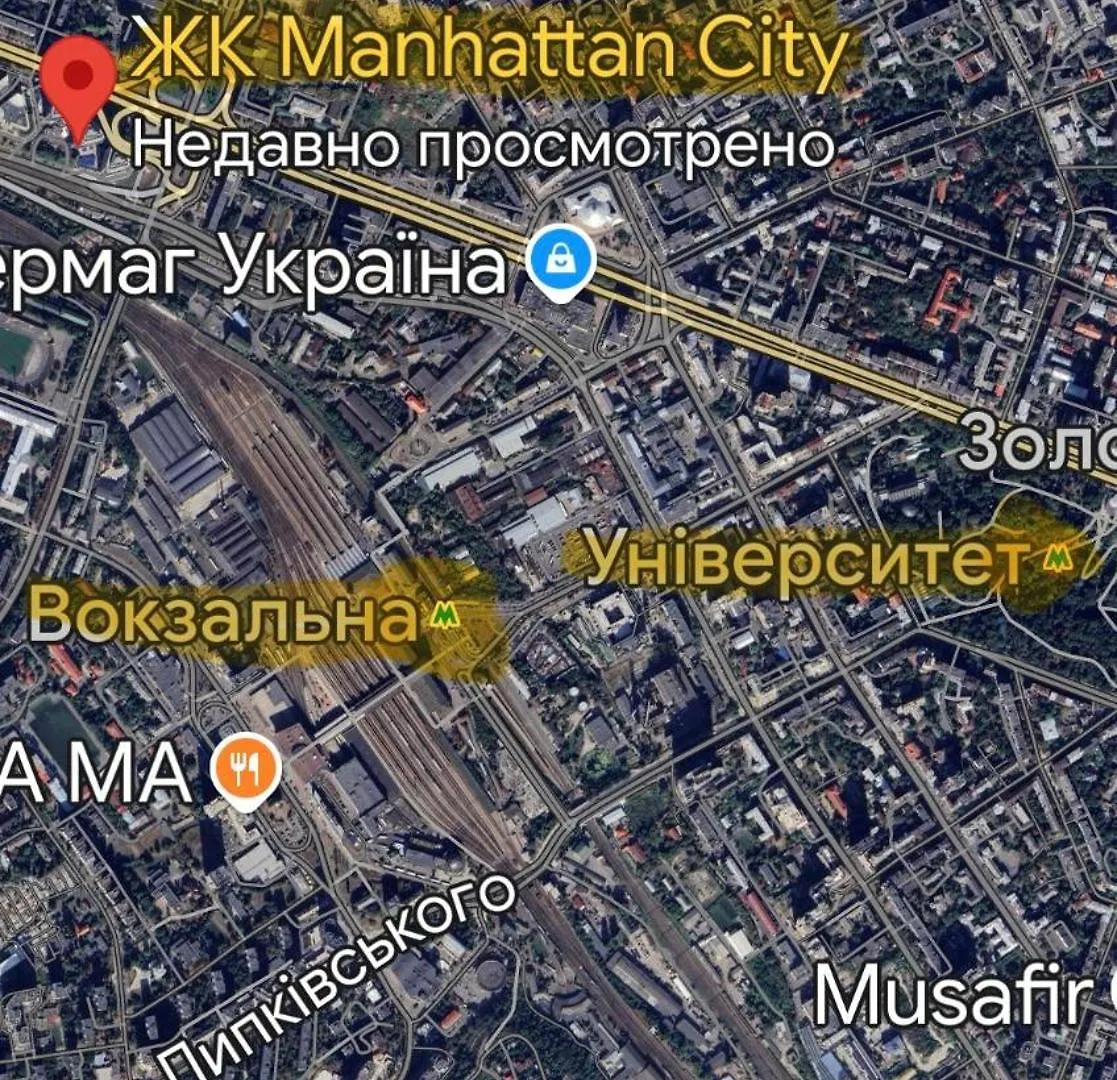 Apart Manhattan City Проспект Берестейський 11 Parking Kijev Ukrajna